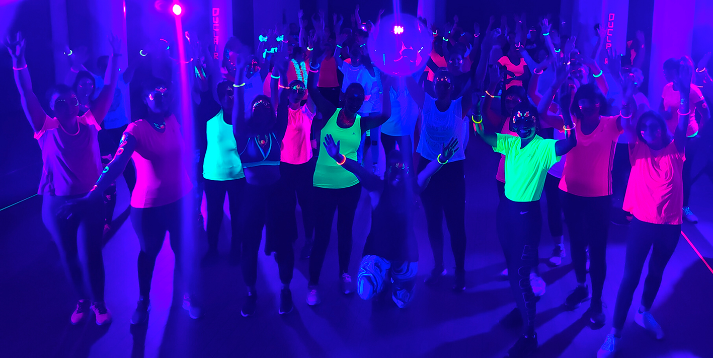 Animation et spectacle de danse Zumba Fluo • FAS Events