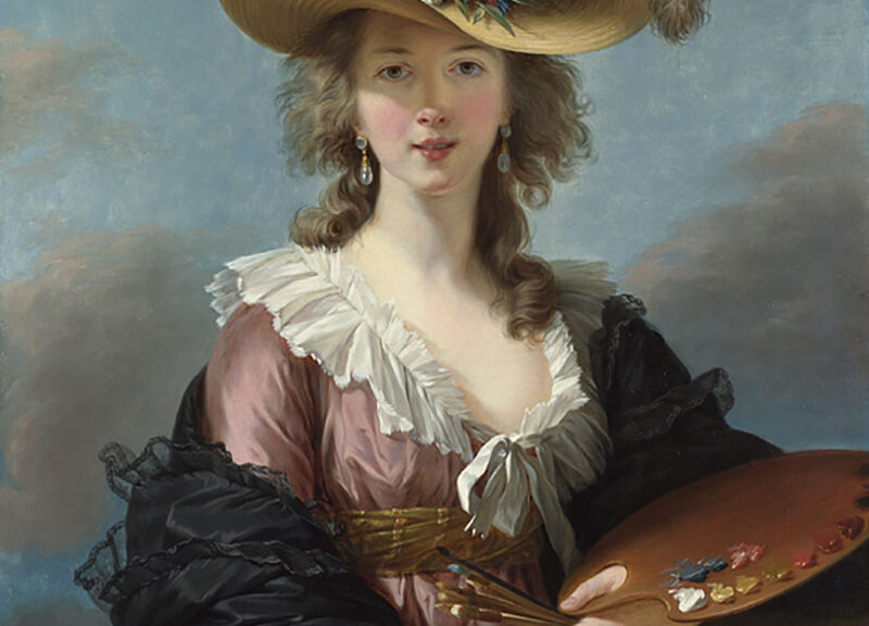 SITE_Autoportrait au chapeau de paille, Elisabeth Louise Vigée Le Brun ©The National Gallery