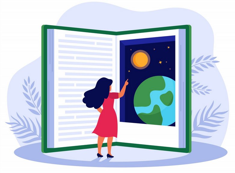 Screenshot 2026-05-21 at 16-30-36 Personne lisant un livre sur le monde global Vecteur Gratuite